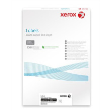 XEROX Etikett, univerzális, 210x297 mm, XEROX, 100 etikett/csomag