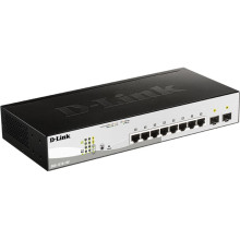 D-LINK DGS-1210-10P 10 Port Gigabit PoE Smart Switch 10xport.Fémház.10xGigabit.2 Combo SFP slots