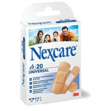 Sebtapasz, vízálló, általános, vegyes méret, 20 db, 3M "Nexcare Universal"