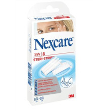 Sebzáró csík, vegyes méret, 8db, 3M "Nexcare SteriStrip"