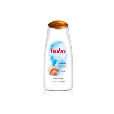 Hajsampon, 400 ml, BABA "2in1", mandula