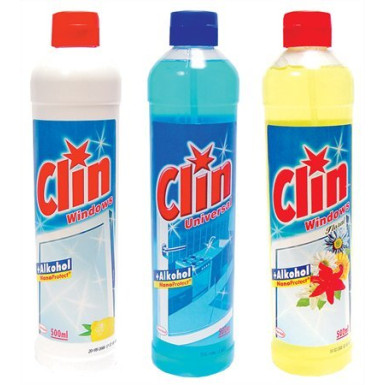 Ablaktisztító, 500 ml, utántöltő, CLIN