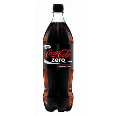 Üdítőital szénsavas, 1 l, COCA COLA "Coca Cola Zero"