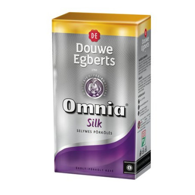 Kávé, pörkölt ,őrölt, vákuumos csomagolásban, 250 g, DOUWE EGBERTS "Omnia" silk