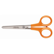 Olló, barkács, 13 cm, FISKARS "Classic", narancssárga