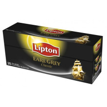 Fekete tea, 25x1,5 g, LIPTON "Earl grey"