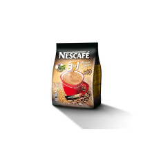 Instant kávé stick, 10x17 g, NESCAFÉ "3in1", barna cukorral