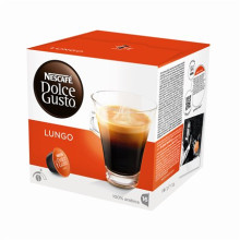 Kávékapszula, 16 db,  NESCAFÉ "Dolce Gusto Caffé Lungo"