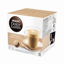 Kávékapszula, 16 db,  NESCAFÉ "Dolce Gusto Cortado"