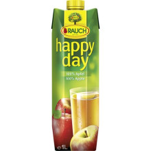 Gyümölcslé, 100%, 1 l, RAUCH "Happy day", alma