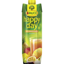 Gyümölcslé, 100%, 1 l, RAUCH "Happy day", multivitamin