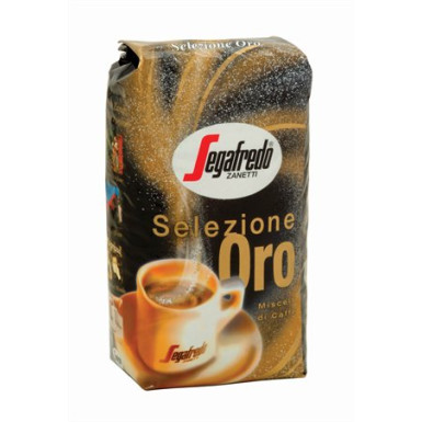 Kávé, pörkölt, szemes, vákuumos csomagolásban, 1000 g,  SEGAFREDO "Selezione Oro"