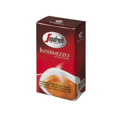 Kávé, pörkölt, őrölt, vákuumos csomagolásban, 250 g, SEGAFREDO "Intermezzo"