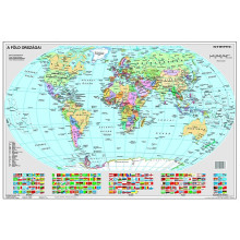 Könyökalátét, kétoldalas, STIEFEL "Föld országai/Gyermek-világtérkép"
