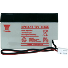 YUASA 12V 0,8Ah 12V, 0.8Ah, zselés, ólom akkumulátor, gondozásmentes, 96x25x61.5mm, 0.35kg.