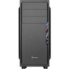 Sharkoon VS4-V Black Black,3x5,25",3x3,5",ATX,Audio,Táp nélkül,445x200x430mm,4x2,5",2xUSB3.0