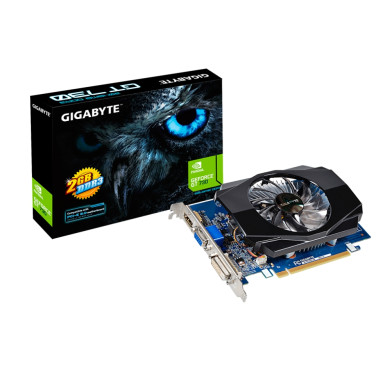 Gigabyte GV-N730D3-2GI, NVIDIA GeForce GT 730, PCI-E 2.0, 2048 MB DDR3, Dual-link DVI-D, HDMI, D-Sub, 300W