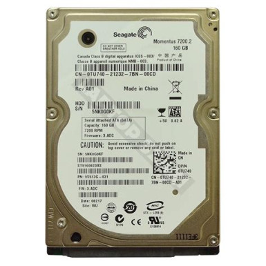 SEAGATE winchester 160Gb SATA 2,5" - használt