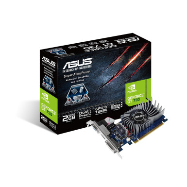 Asus GT730-2GD5-BRK nVidia,PCIE,GPU:902MHz,RAM:5010MHz,2GB,DDR5,384bit,Aktív hűtés,VGA,1xDVI,1xHDMI,LP