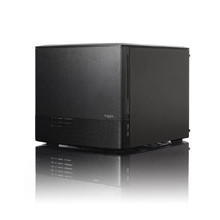 Fractal Design Node 804 Window Black Black,8x3,5",microATX,Window,Audio,Táp nélkül,344x307x389mm,2x2,5",Ventilátor:12cm,2xUSB3.0