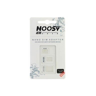 Noosy Nano és Micro SIM-kártya adapter