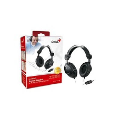 Genius HS-M505X Headset Black Headset,2.0,3.5mm,Kábel:2m,32Ohm,20Hz-20kHz,Mikrofon,Black