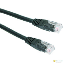 Gembird Cablexpert UTP CAT5 patch kábel fekete 3m /PP12-3M-bk/