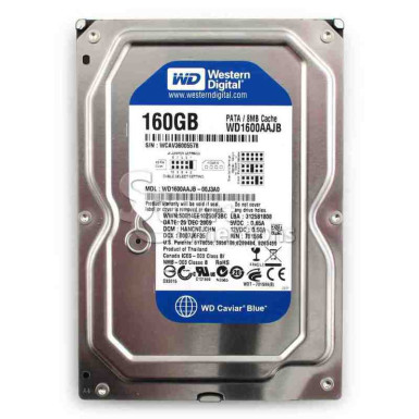 WESTERN DIGITAL 160GB 7200rpm  ATA-133 8MB Blue WD1600AAJB 3.5"  - használt