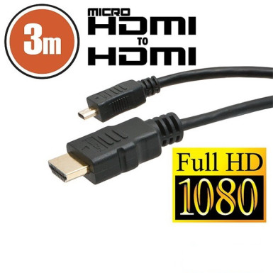 Delight 3m HDMI - mini HDMI kábel