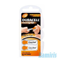 Duracell DA13 6db elem (hallókészülék)