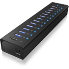 Raidsonic ICY BOX 13 portos USB3.0 HUB + USB charge port 5 V, 2.4 A