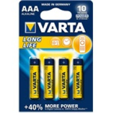 Varta Longlife 1.5V AAA alkáli elem 4db