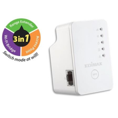 Edimax EW-7438RPn Mini 3in1 Wi-Fi extender, Access Point és WiFi Bridge N300