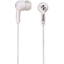 HAMA FÜLHALLGATÓ IN-EAR HK2114, MIKROFONNAL, fehér