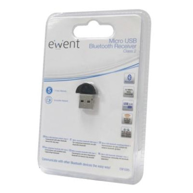 Ewent Bluetooth adapter - EW1085 - fekete