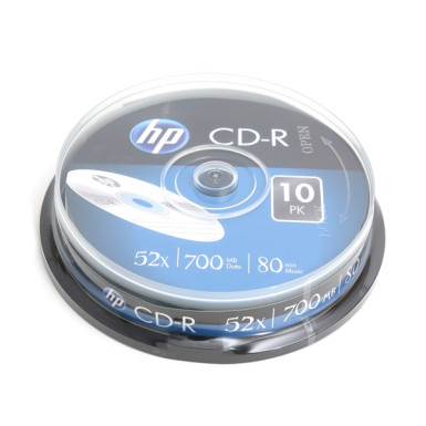 HP CD-R 700MB  10db/henger 52x