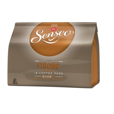 DOUWE EGBERTS Kávépárna, 16 db, 111 g, DOUWE EGBERTS "Senseo",  Strong