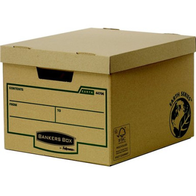 FELLOWES Archiváló konténer, karton, standard, "BANKERS BOX® EARTH SERIES by FELLOWES®"