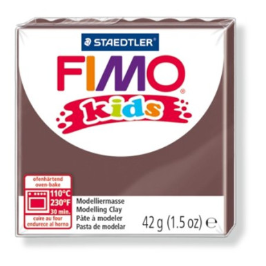 FIMO Gyurma, 42 g, égethető, FIMO "Kids", barna