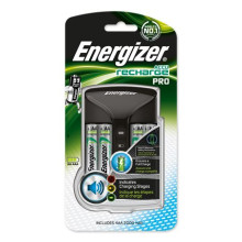 ENERGIZER Elemtöltő, AA ceruza/AAA mikro, 4x2000 mAh  AA (előtöltött), kijelzővel, ENERGIZER "Pro"