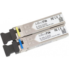 MIKROTIK Pair of SFP modules, S-35LC20D (1.25G SM 20km T1310nm/R1550nm) + S-53LC20D (1.25G SM 20km T1550nm/R1310nm) S-3553LC20D