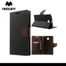 MERCURYCASE MERCURY Fancy Diary tok álló, bőr (FLIP, mágneses, oldalra nyíló, bankkártya tartó, asztali tartó funkció) FEKETE GP-51635 gyári