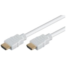 M-CAB HDMI HI-SPEED CABLE WHITE 1.0M