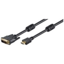 M-CAB HDMI / DVI-D CABLE BLACK 3.0M