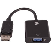 V7 - CABLES + ADAPTER DISPLAYPORT-VGA BLK