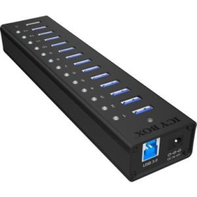 RAIDSONIC - CABLES ADAPTERS HUBS USB 3.0 HUB 10 PORT + CHARGING