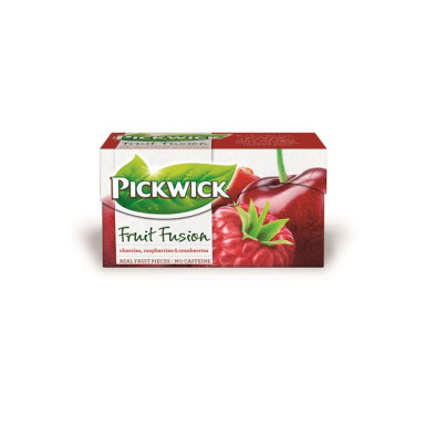 PICKWICK Gyümölcstea, 20x2 g, PICKWICK, meggy-áfonya-málna