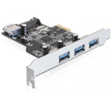 Delock PCI Express kártya  3 x külső + 1 x belső USB 3.0 89301