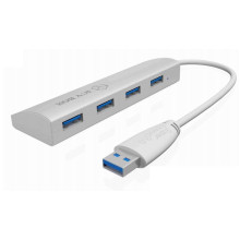 Icy Box 4x Port USB 3.0 Hub, Silver IB-AC6401