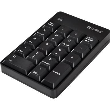 Sandberg billentyűzet, numerikus, Keypad 2, vezeték nélküli 630-05